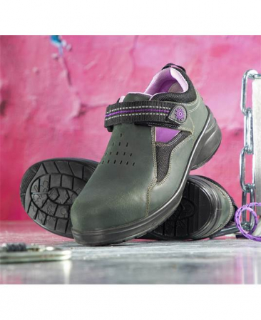 Sandale de protectie cu bombeu metalic FLORET SAN S1 SRC [5]