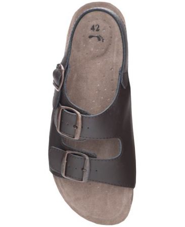 Sandale de vara cu bareta MERKUR - maro - pentru barbati [2]