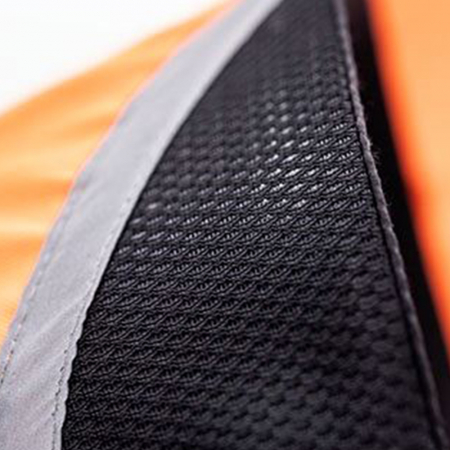 Sapca de protectie cu calota din ABS, reflectorizanta, Bruno - portocalie [1]