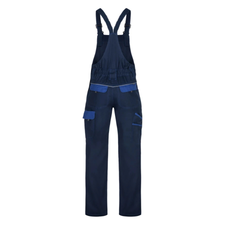 Set costum cu pantaloni de lucru cu pieptar COOL TREND - bleumarin/albastru [7]