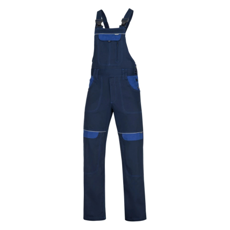 Set costum cu pantaloni de lucru cu pieptar COOL TREND - bleumarin/albastru [6]