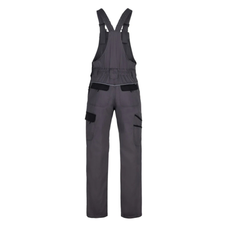 Set costum cu pantaloni de lucru cu pieptar COOL TREND - gri [7]