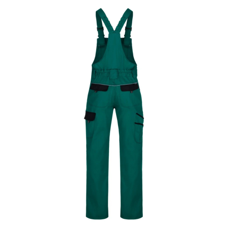 Set costum cu pantaloni de lucru cu pieptar COOL TREND - verde [5]