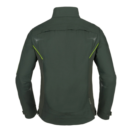 Set costum cu pantaloni de lucru cu pieptar CREATRON - verde/kaki [2]