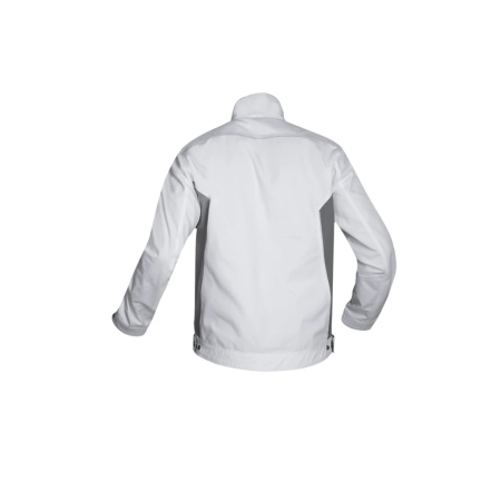 Set costum cu pantaloni de lucru cu pieptar hidrofobizati URBAN+ - alb [2]