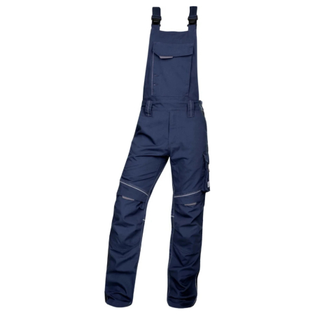 Set costum cu pantaloni de lucru cu pieptar hidrofobizati URBAN+ - bleumarin [4]