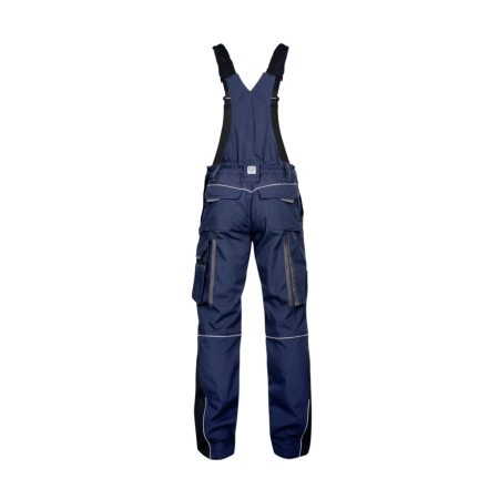 Set costum cu pantaloni de lucru cu pieptar hidrofobizati URBAN+ - bleumarin [6]