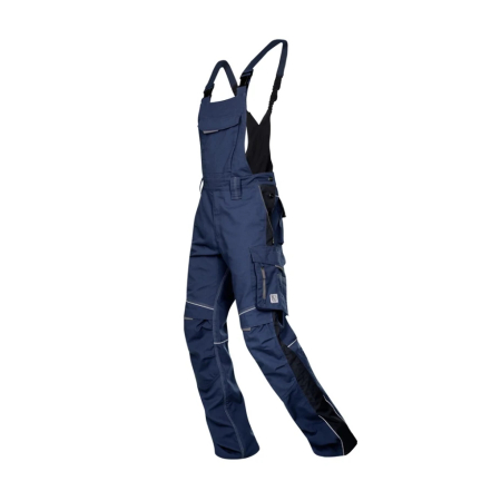 Set costum cu pantaloni de lucru cu pieptar hidrofobizati URBAN+ - bleumarin [5]