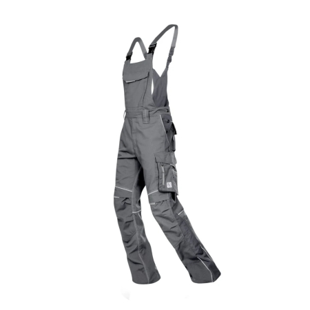 Set costum cu pantaloni de lucru cu pieptar hidrofobizati URBAN+ - gri [6]