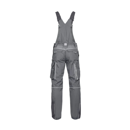 Set costum cu pantaloni de lucru cu pieptar hidrofobizati URBAN+ - gri [7]