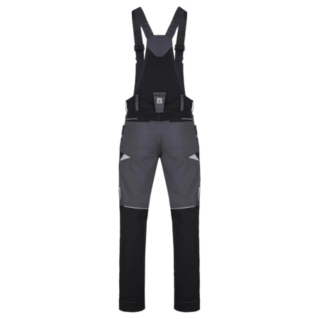 Set costum cu pantaloni de lucru cu pieptar Refiwan - gri inchis [10]
