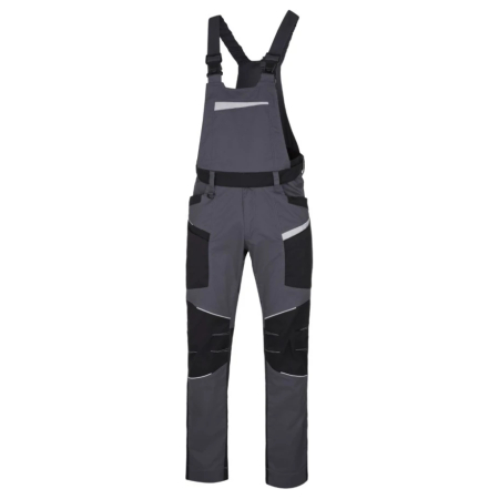 Set costum cu pantaloni de lucru cu pieptar Refiwan - gri inchis [9]