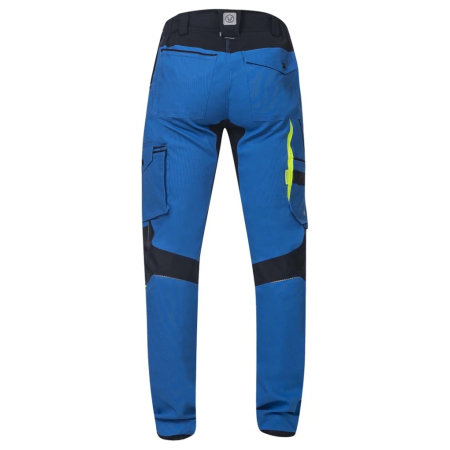 Set costum cu pantaloni de lucru in talie 4XSTRETCH - albastru [8]