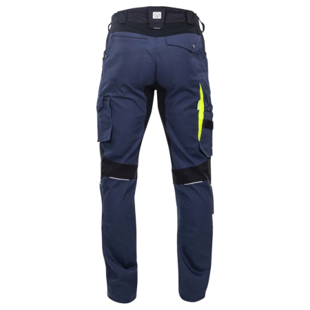 Set costum cu pantaloni de lucru in talie 4XSTRETCH - bleumarin [10]
