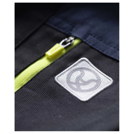 Set costum cu pantaloni de lucru in talie 4XSTRETCH - bleumarin [7]