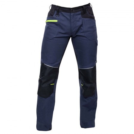 Set costum cu pantaloni de lucru in talie 4XSTRETCH - bleumarin [3]