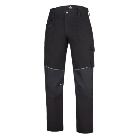 Set costum cu pantaloni de lucru in talie 4XSTRETCH - negru [10]