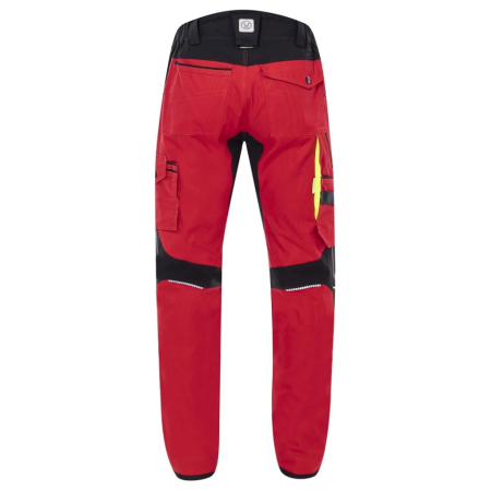 Set costum cu pantaloni de lucru in talie 4XSTRETCH - rosu [10]