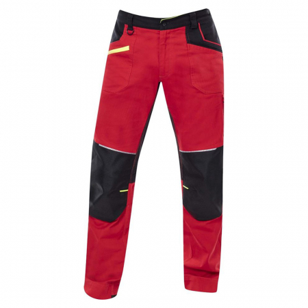 Set costum cu pantaloni de lucru in talie 4XSTRETCH - rosu [8]