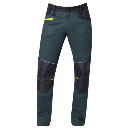 Set costum cu pantaloni de lucru in talie 4XSTRETCH - verde [6]