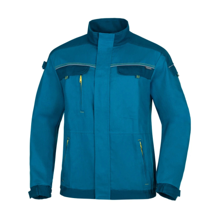 Set costum cu pantaloni de lucru in talie COOL TREND - albastru petrol [1]