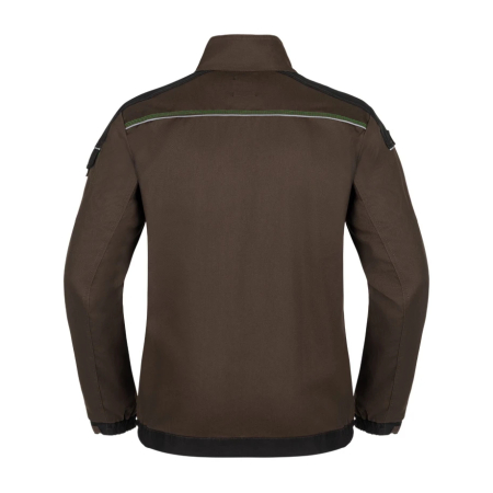 Set costum cu pantaloni de lucru in talie COOL TREND - maro [2]