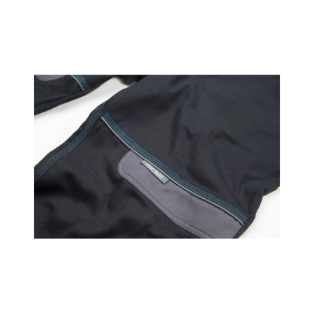 Set costum cu pantaloni de lucru in talie COOL TREND - negru [7]