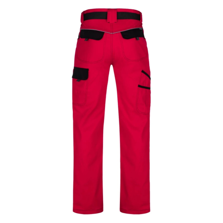 Set costum cu pantaloni de lucru in talie COOL TREND - rosu [7]