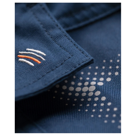 Set costum cu pantaloni de lucru in talie CREATRON - albastru/neon [19]
