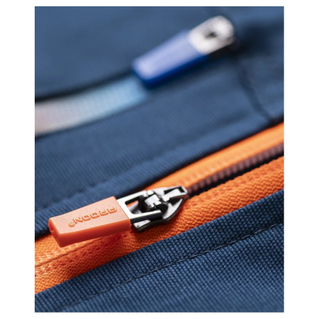 Set costum cu pantaloni de lucru in talie CREATRON - albastru/neon [8]