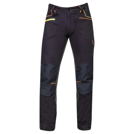 Set costum cu pantaloni de lucru in talie CREATRON - neon/negru [8]