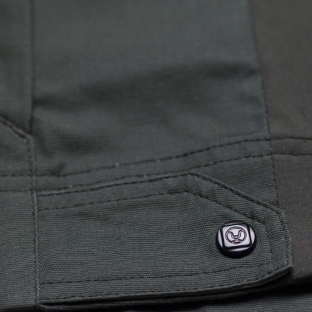 Set costum cu pantaloni de lucru in talie CREATRON - verde/kaki [9]