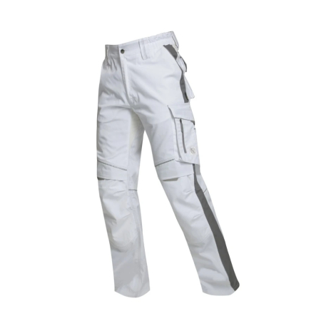 Set costum cu pantaloni de lucru in talie hidrofobizati URBAN+ - alb [7]