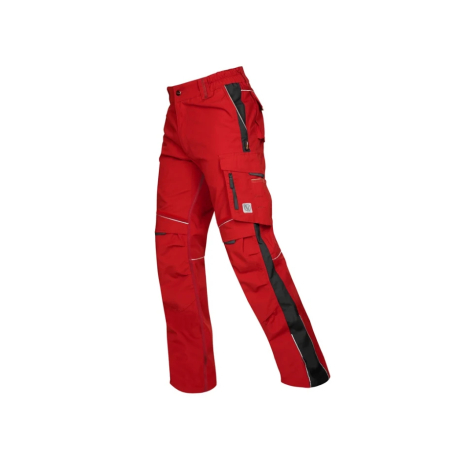 Set costum cu pantaloni de lucru in talie hidrofobizati URBAN+ - rosu [5]