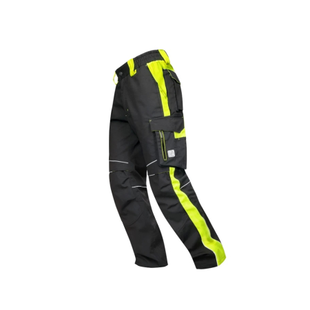 Set costum cu pantaloni de lucru in talie NEON - negru/galben [5]