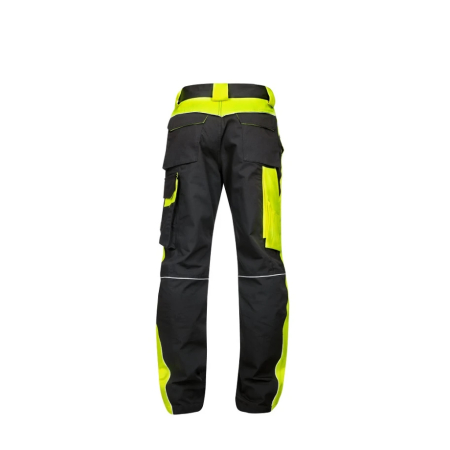 Set costum cu pantaloni de lucru in talie NEON - negru/galben [6]