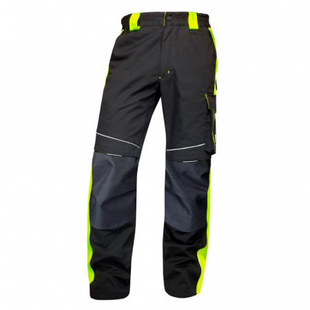 Set costum cu pantaloni de lucru in talie NEON - negru/galben [5]