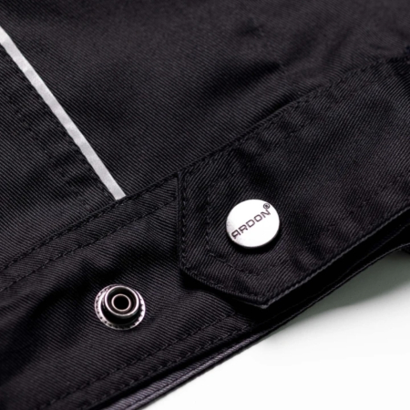 Set costum cu pantaloni de lucru in talie SUMMER - negru [4]