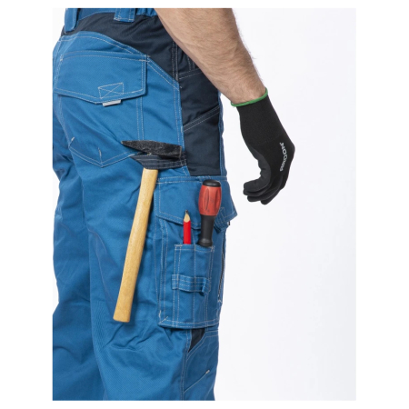 Set costum cu pantaloni de lucru in talie VISION - albastru/gri [7]