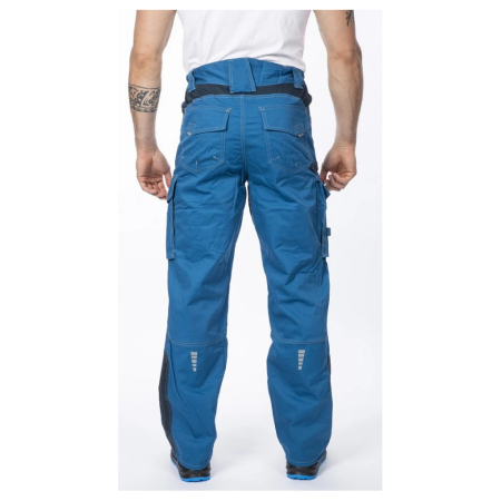 Set costum cu pantaloni de lucru in talie VISION - albastru/gri [6]