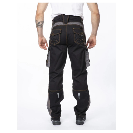Set costum cu pantaloni de lucru in talie VISION - negru/gri [6]