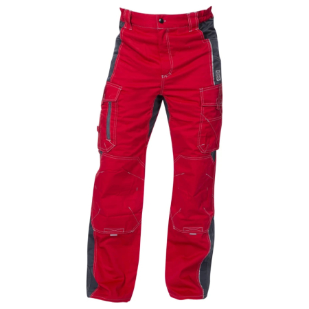Set costum cu pantaloni de lucru in talie VISION - rosu/gri [4]
