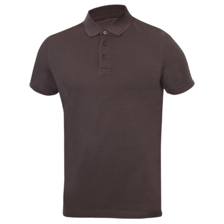Tricouri polo - Tricou polo cu maneca scurta ZYDIN - maro