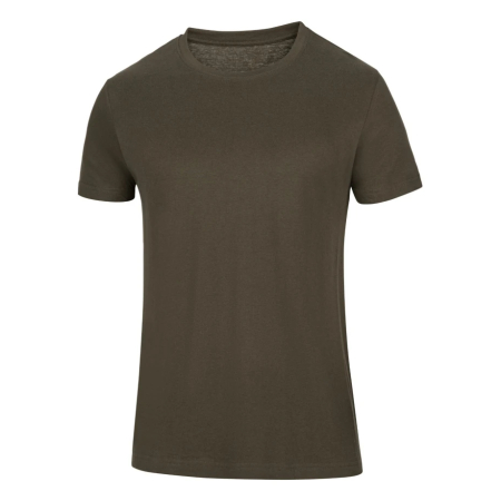 Tricouri clasice - Tricou simplu cu maneca scurta Lima - kaki