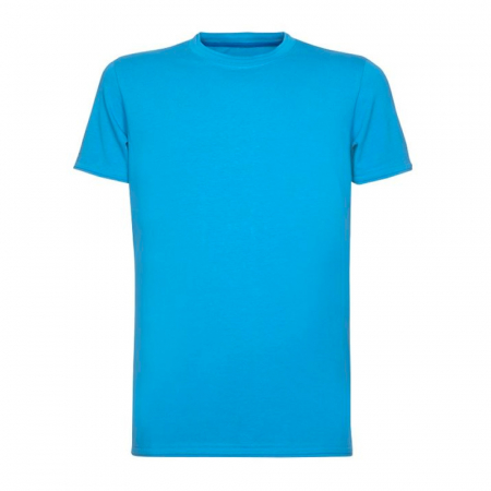 Promo - Tricou simplu cu maneca scurta Trendy - albastru