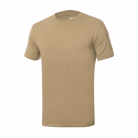 Promo - Tricou simplu cu maneca scurta Trendy - bej