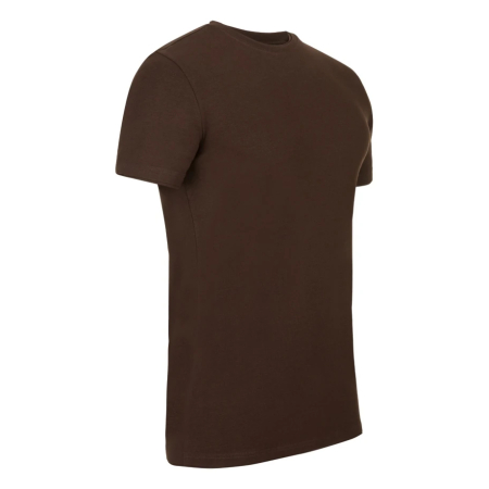 Tricou simplu cu maneca scurta Trendy - maro [4]
