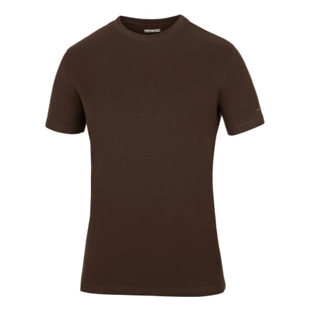 Tricouri clasice - Tricou simplu cu maneca scurta Trendy - maro