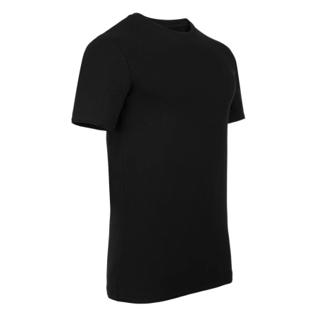 Tricou simplu cu maneca scurta Trendy - negru [4]