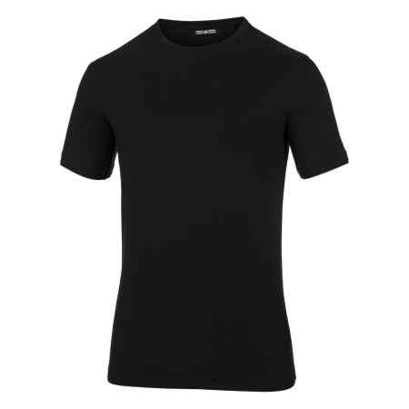 Tricouri clasice - Tricou simplu cu maneca scurta Trendy - negru
